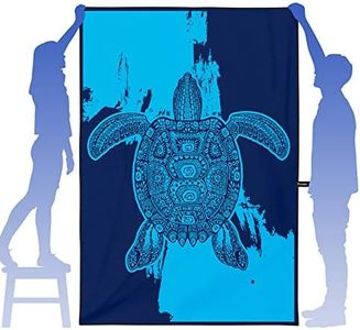 OCOOPA Microfiber Beach Towel Sand Free, Super Large 80''X57'' Oversized Towels, Lightweight Compact Quick Dry Absorbent Pool Towel for Bath,Camping,Swimming,Travel Accessories