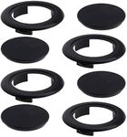 SING F LTD 4pcs Patio Table Umbrella Hole Ring and Cap Set for 1.65inch / 42mm in Diameter Umbrella Poles Patio Garden Beach Table Umbrella Plug Accessories Black