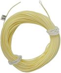 Aventik Floating Fly Line Weight Forward Trout Line with Exposed Loop Easy Line ID System for Quick Identification of Line Weight, Milk Yellow, 8F