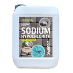 Liquipak Sodium Hypochlorite 5L Patio Cleaner | High Strength 14-15% Concentration | Swimming Pool Liquid Chlorine & Black Spot Remover | Bleach Solution
