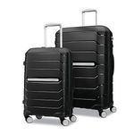 Samsonite Freeform Hardside Expandable with Double Spinner Wheels, Black, 2PC (CO/L), Freeform Hardside Expandable with Double Spinner Wheels