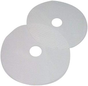 Nesco MS-2-6 Clean-a-Screen for Dehydrators FD-1010/FD-1018P/FD-1020, Large, Set of 2, White