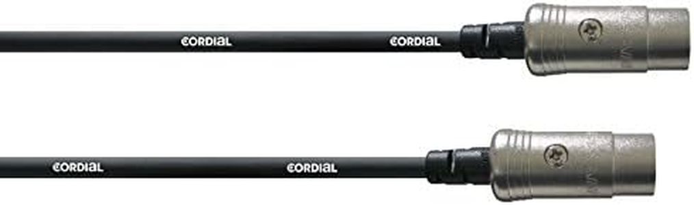 Cordial CFD 0,6 AA MIDI - Cavo Din a 5 poli su Din a 5 poli, lunghezza: 0,6 m, nero