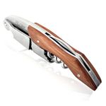 FLOW Barware Waiters Friend 3-in-1 Corkscrew Wine Bottle Opener with Foil Cutter | Professional Wine Opener & Cork Screw for Restaurant, Bar, Home | Sommelier Multi-Tool