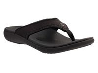 Spenco Women's Orthotic Slide Sandal, Black, 7 Wide