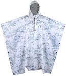 GRVCN Military Rain Poncho, Camoufl