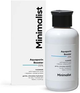 Minimalist 5% Aquaporin Booster Face Wash with Hyaluronic Acid for Dry Skin, Hydrating Sulphate Free Face Cleanser For Women & Men, 100 ml 3.4 Oz (Pack of 1)