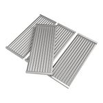 Stainless Steel Emitter Plates Replacement for Charbroil 463247209 463241413 463247310 463224912 463231711 463241414, Char-Broil TRU-Infrared 4-Burner Grills Prior to 2015, Kenmore 463268107, 4-Pack