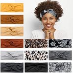 Lotus78, Pack of 12 Wide Headbands 