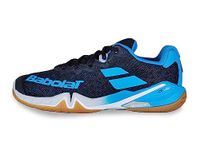 Babolat Shadow Tour Men Badminton Shoes, Black/Blue - 8 UK