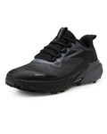 Bacca Bucci TrekZON Men’s Outdoor Trekking & Trail Running Shoes with AllTerraX Grip Outsole Carbon Black UK 9