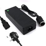 OBEST Converter 220V to 12V, 110V - 230V to 12V 10A 120W AC to DC Power Transformer, Electronic Car Cigarette Lighter Socket 100-230V Car Adapter(Energy Efficiency Class A)