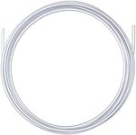 Ultra-Smooth PTFE Teflon Tubing 1.2m, 2.5mm ID×4mm OD Low Friction PTFE Tube Fits Direct Drive Extruder 3D Printer, For Bambu Lab A1/A1 mini/P1P/P1S/X1C For Creality K1/K1 Max/Ender 3 V3 (Translucent)