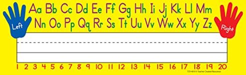 Teacher Created Resources 4019 Left/Right Alphabet Name Plates (Flat)