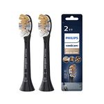 Philips Sonicare Original A3 Premium All-in-One Standard Sonic Toothbrush heads - 2 Pack in Black (Model HX9092/11)