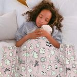 Aimon Weighted Blanket Kids, Kids Weighted Blanket 3 lbs, Breathable, Pink Weighted Blanket, Small Size, with Glass Beads (20"*30", 3Lbs)