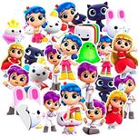 25 Pcs Vinyl Stickers True and The Rainbow Kingdom for Birthday Party Decorations.