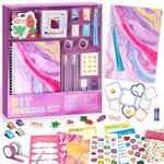 PERRYHOME DIY Journal Kit, Journaling Kit for Teenage Girls and Scrapbook & Diary Supplies Set, Teen Girl Birthday Gifts Ideas for 8-14 Years and Up - Purple