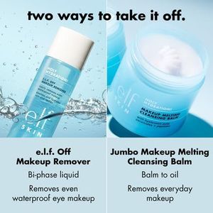 e.l.f. SKIN Holy Hydration Cleansing Balm – Makeup Remover with Hyaluronic Acid