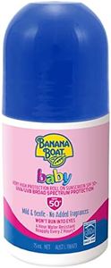 Banana Boat Baby Sunscreen Roll On Lotion SPF50+ 75ml, UVA/UVB, Mild & Gentle, Fragrance-Free, 4-Hour Water Resistant, Made in Australia