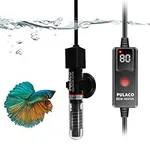 PULACO 50W Mini Aquarium Heater for