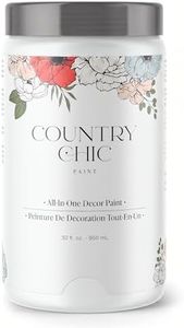 Chalk Style Paint - for Furniture, Home Decor, Crafts - Eco-Friendly - All-in-One - No Wax Needed (Simplicity [White], Quart (32 oz))