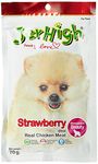 Jerhigh Dog Snacks Strawberry Stick Chicken Meat 70g Plus Vitamin E (Pack Of 3)