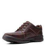 Clarks Mens Oxford, Brown Tumb, 12 US