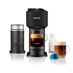 Nespresso Vertuo Next Coffee Machine, with Milk Frother, for Nespresso Vertuo coffee capsules, Matt Black. Make Cappuccino, Flat White, Lattes (Amazon Exclusive)