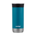 Contigo Huron 2.0 Stainless Steel Travel Tumbler, Vacuum-Insulated Metal Tumbler for Coffee and Tea with Leak-Proof Lid, Juniper, 16 oz (473 mL)