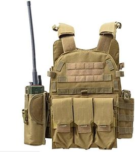 Viktion - Gilet tactique Armée airsoft equipement ajustable Fournitures police et les militaires, engins tactiques pour camping randonnée armée Jungle Adventure alpinisme