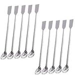 TIHOOD 10PCS 2 in 1 Stainless Steel