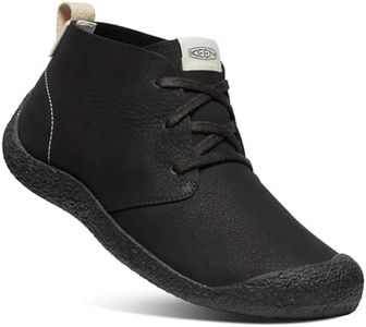 KEEN Mosey Chukka Leather, Botas Hombre, Black/Black, 43 EU