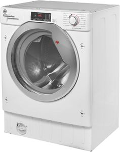 Hoover Integrated Washing Machine, 9kg 1400RPM – White/Chrome