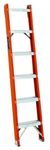 Louisville Ladder FH1006 6-Foot Duty Rating Fiberglass Shelf Ladder, 300-Pound