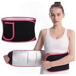 KASESSS Neoprene Sauna Sweat Belt, Waist Trainer Women Men, Adjustable Waist Trimmer, Waist trainer for Weight Loss Increases Perspiration, Waist trimmers for Workout,Running and Fitness,Phone Pocket