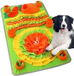 BlueFire Snuffle Mat for Dogs, Anti-Slip Dog Feed Mat for Training and Stress Release, Interactive Feeding Mat Dog Puzzles Toys, Dog Nose Training Sniffing Pad for Large Small Medium Dogs/Pets