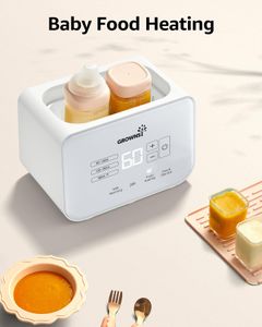 Grownsy 9-in-1 Bottle Warmer – Cream White Baby Bottle Heater