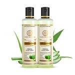 Khadi Natural Neem & Aloe Vera Herbal Cleanser/Shampoo, SLS and Paraben Free (Pack of 2)