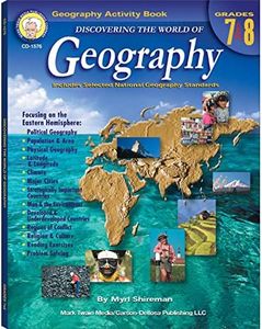 Mark Twain Geography Workbook, Geography for Kids Grade 7-8, Population, Political, Climate, Physical Geography of the Eastern Hemisphere, 7th Grade Workbooks & Up, Classroom or Homeschool Curriculum