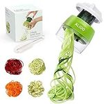 Handheld Spiralizer Vegetable Slicer,Mini Hand Held Vegetable Spiralizer Slicer,Heavy Duty Veggie Spiral Cutter Pasta Spaghetti Maker for Carrot Cucumber Potato Zucchini Noodle