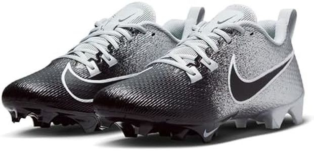 Nike Vapor Edge Speed 360 2 Football Cleats (Metallic Silver/Black-White, US Footwear Size System, Adult, Men, Numeric, Medium, 12)