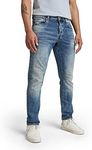 G-STAR RAW Men's 3301 Regular Tapered Jeans, Blue (Vintage Azure 51003-c052-a802), 36W x 30L