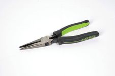 Greenlee 0351-06M Long Nose Pliers/Side Cutting, Molded Grip, 6"