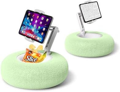Debtrop Kindle Pillow Stand Holder for Reading in Bed, Tablet iPad Pillow Stand for Lap Compatible with 4.7"-13" Phone, Tablet, iPad, iPhone, Google, Kindle, Samsung(Green)