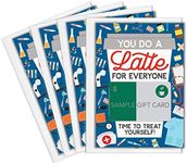 Tiny Expressions – Medical Appreciation Coffee Gift Card Holders (4 Pack) | Set of 4 with Envelopes | Hospital Themed 5"x7" Gifts for Nurses, Doctors, Medical Assistants & Employees | Made in USA