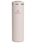 Stanley AeroLight Transit Bottle 16 oz | Locking Drink Through Lid | Leak Resistant Water Bottle or Coffee Travel Mug | Lightweight Insulated Stainless Steel | BPA-Free | Rose Quartz