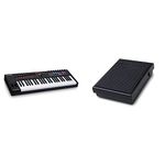 M-Audio Oxygen Pro 49 – 49 Key USB MIDI Keyboard Controller With Beat Pads & SP-1 - Universal Sustain Pedal for MIDI Keyboards, Digital Pianos, Electric Pianos & More