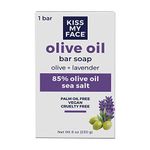 Kiss My Face Olive Oil & Lavender Bar Soap 8 oz (Pack of 6)