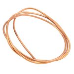 Hyuduo Copper Tube Pipe 2M Copper Round Tubing Soft Coil Tube Pipe C1100 T2 Od 6Mm / Id 5Mm for Home Household Industrial Use,Other Abrasives